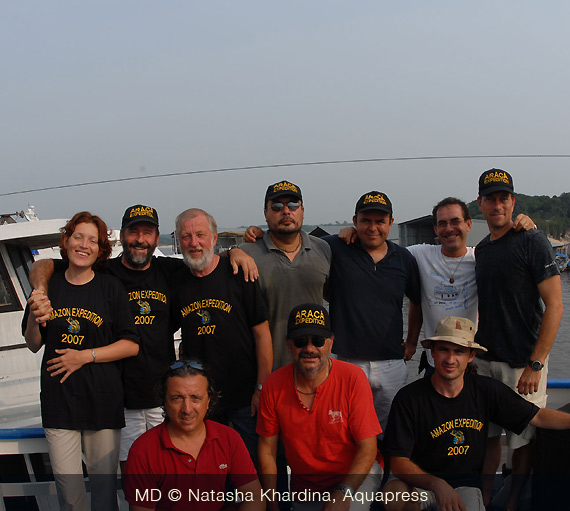 Il nostro gruppo che ha participato al viaggio di Rio Aracá  