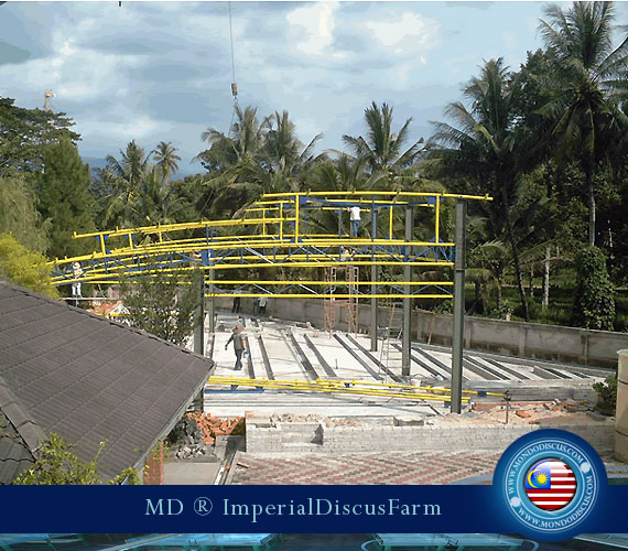 l'edificio in costruzione