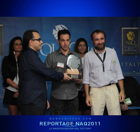 Carmelo premia Antonello Greco e Andrea Sassi SG discuscoltura