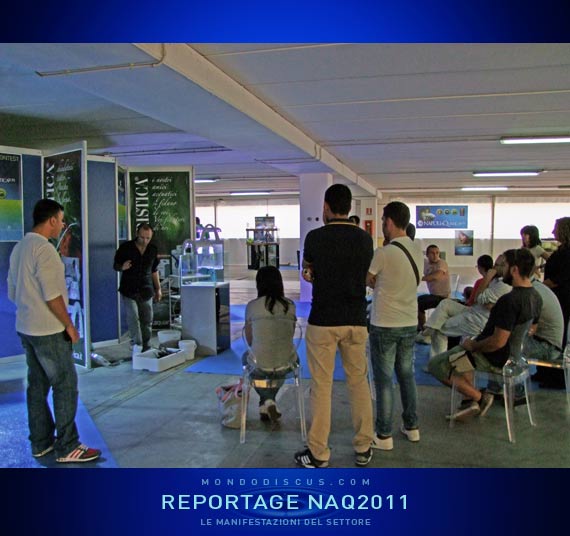 Fabio Lorusso spiega al pubblico il suo layout