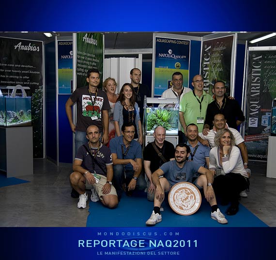 Il gruppo Aquagarden:aquascapers e supporter